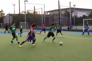 田原FC vs MATO GROSSO ＊この日はこの対戦をはじめ、今季の東海2部リーグの前哨戦となる戦いが多く組まれました。