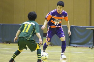 第7位（9ゴール）：蓮池紳吾（田原FC、9番）