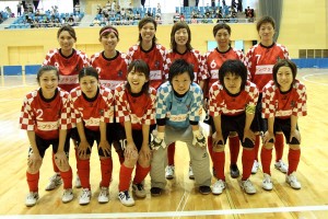 昨シーズン、東海女子を制したFrontier FCだったが連覇はならず。（東海女子第1節、エコパサブアリーナにて。）