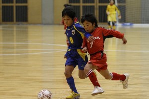 U-10決勝戦の一場面