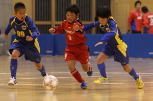 U-10決勝戦の一場面