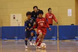 U-10決勝戦の一場面