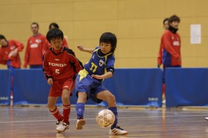 U-10決勝戦の一場面