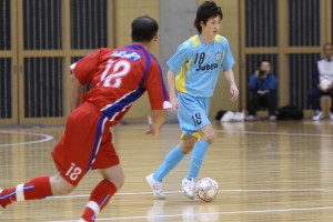 同点ゴールを決めた本田(18)。県選抜にも招集された若手が、大事な場面でゴールを決めた。