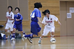 決勝戦：名古屋レディース vs JUVEN FC FLORの一コマ。