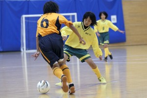 U-15静岡県女子フットサル選抜の試合から