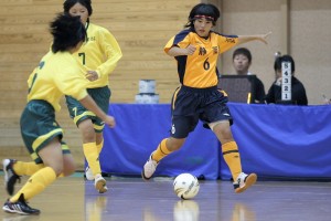 U-15静岡県女子フットサル選抜の試合から