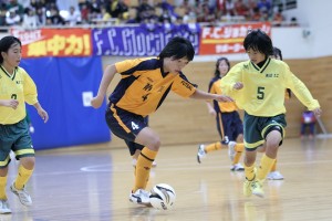 U-15静岡県女子フットサル選抜の試合から